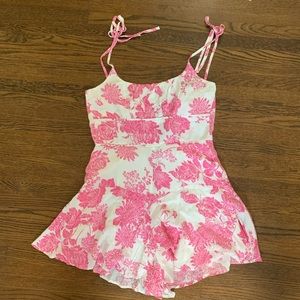Skylar + Madison Pink Floral Romper